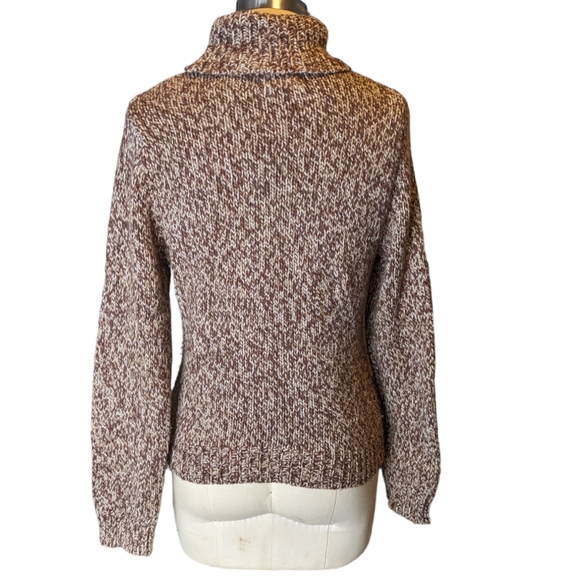 SO GSGC Sweater Turtle Neck Brown Knit Junior Size XL - Picture 3 of 5